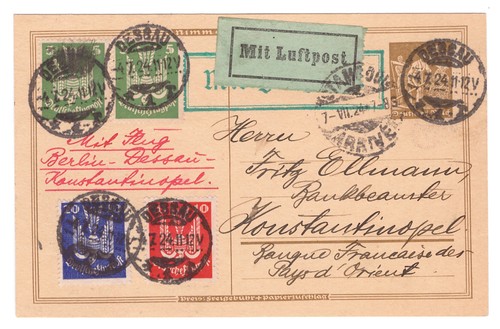 Seltene luftpostkarte ga - seltene,