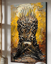 Game Of Thrones Leinwand Bild Der eiserne Thron König Wandbild Macht