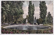 Ansichtskarte Radium-Solbad Bad Kreuznach - Blick auf die Roseninsel - Brunnen