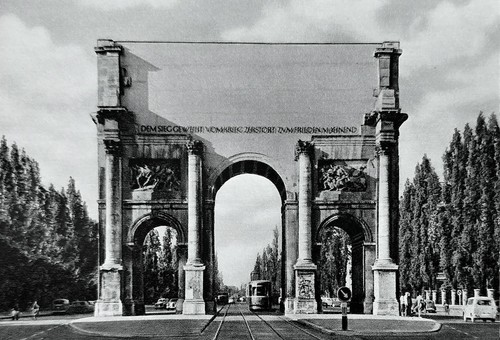 München siegestor - ak,