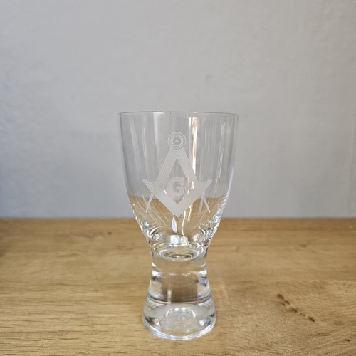 Freimaurer kristallglas - freimaurer,