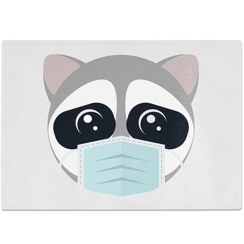 Waschbär mit maske - waschbär,