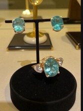 Smaragd Ring & Ohrringe –