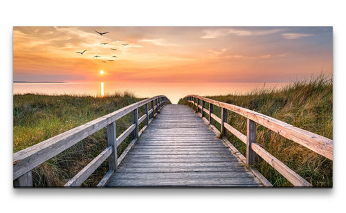 120x60cm leinwandbild ostsee - leinwandbild,