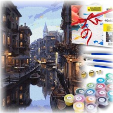 Kreative Malen-nach-Zahlen-Bilder von einem Foto mit Rahmen für Erwachsene