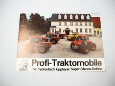 Schlüter Profi Trac 1600 2200 2500 3500 5000 TVL Traktomobile Prospekt 1978