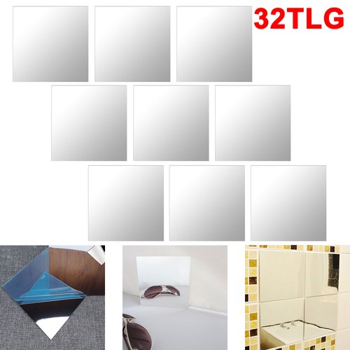 32x spiegelfliesen wandspiegel - 32x,