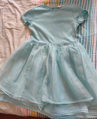 Tüll kleid uni mint - h&m,