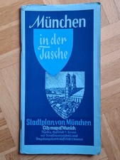 München in der Tasche - Alter Stadtplan mit Straßenverzeichnis