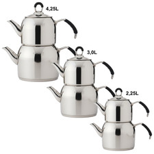Edelstahl Teekanne Set