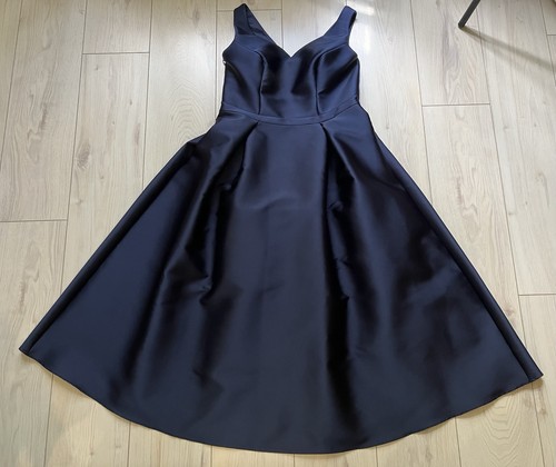 Coast satin kleid navy - coast,