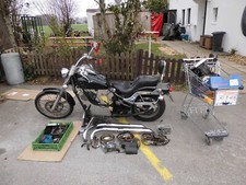 ORIGINAL Ersatzteile Kawasaki VN800A: 2x Spiegel mirror ggf. VN750A ZL600 VN1500