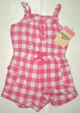 Oshkosh Latzhose rosa-weiß