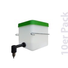 Kaninchen Trinkflasche / Nagertränke mit Klappdeckel 500 ml 10er Pack