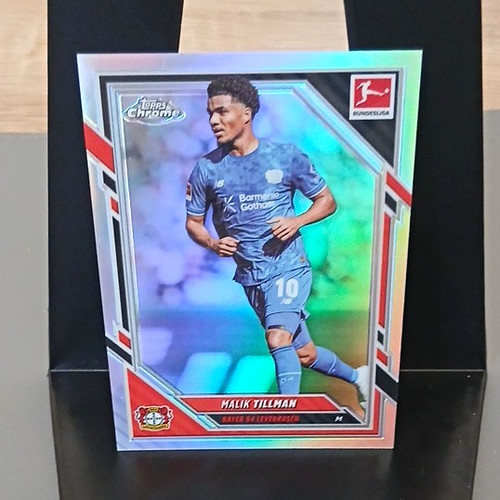 Topps chrome bundesliga malik - chrome,
