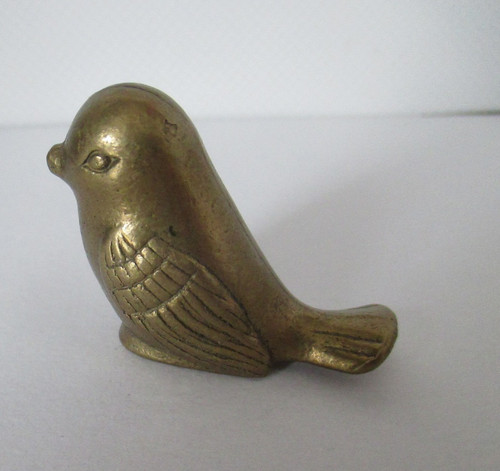 Vogel messing miniatur 3 - miniatur, h.