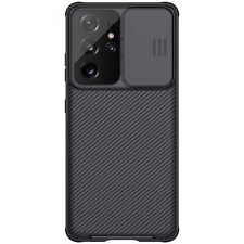 Handyhülle für Galaxy S21 Ultra 5G Nillkin Case Cover Futeral Hülle Etui Schwarz