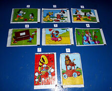 8x Original verschiedene Kaugummibilder OK BiG BUB BUBBLE GUM Walt Disney