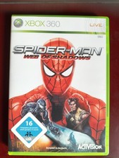 Microsoft Xbox 360 Spiderman Web of Shadows mit Hülle und Anleitung
