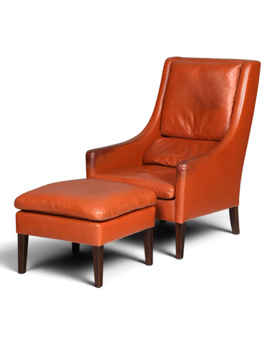 Werther sessel mit hocker echt - werther,