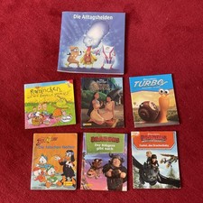 7 Mini-Bücher wie Pixi - u.a. Disney Dragons Turbo Pocahontes Duck Tales