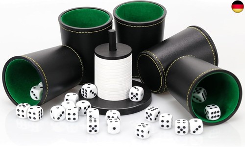 Schocken set würfelbecher - 5,
