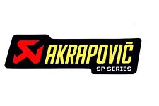 P-HST2ALSP Akrapovic Street SP Seriers Auspuff Aufkleber Hitzefest 150 mmx45 mm