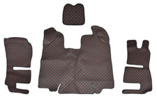 Schwarz Rote Eco Leder