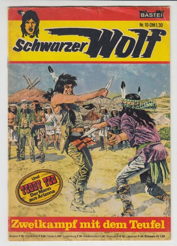 Schwarzer wolf bastei - wolf, (bastei