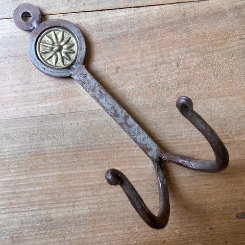 Antik stil doppel kleiderhaken - antik,