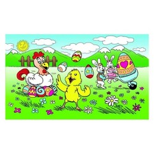 Fahne FROHE OSTERN - Küken +