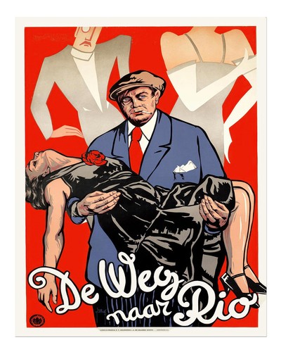 Vintage-Filmplakat-Wandkunst