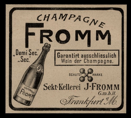 Alte werbung reklame 1902 - alte,