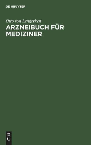 Arzneibuch für mediziner - für,