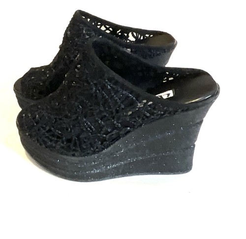Keilabsatzschuhe schwarz - ,