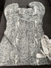 MONT CHALET Nacken-& Rückenwärmer Mikrofaser Chinchilla 4 Heizstufen, Timer