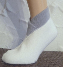 Angora Socken Bettschuhe