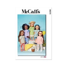 McCalls Schnittmuster M8378 - Puppenkleider für Puppe 46 cm