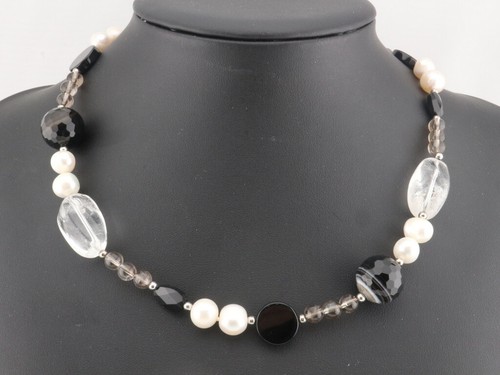 Gj69 tolle edelstein kette - ,