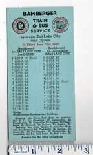 Bamberger Zug- und Busdienst Juni 1942 Fahrplan AA1966