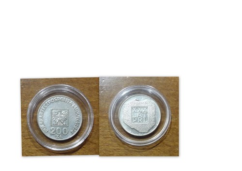 200 zloty silber münze polen - 200,