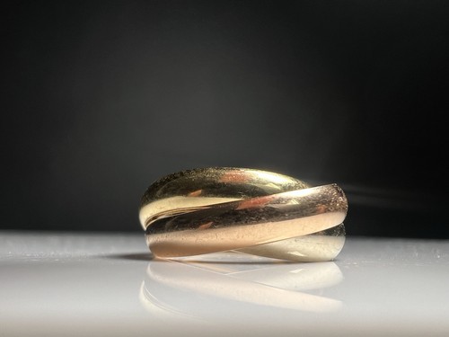 Ring gold 18k - 18k, tricolor