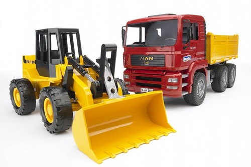 Bruder man tga kipplastwagen - bruder,