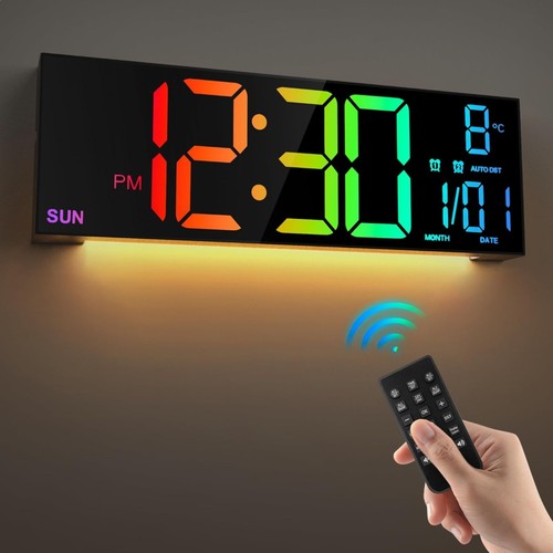 Digitale wanduhr zoll led - 16,