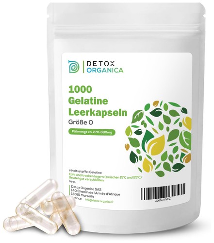 Leerkapseln gelatine 1000 - gelatine,