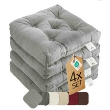 4er Set Sitzkissen Stuhlkissen