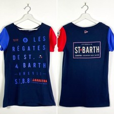 Gaastra T-Shirt Damen Gr.L Blau Rot St. Barth Regatta Segelshirt Yachting