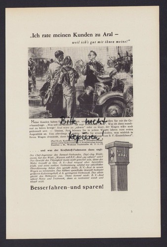 Bochum werbung 1938 - bochum,,