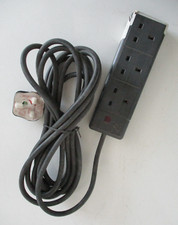 Typ G Steckdosenleiste Mehrfachstecker 5m Kabel UK GB England Irland BS 1363