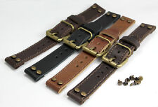 20mm PILOT AVIATOR CHRONOGRAPH WW UROFA HANHART LEMANIA MILITARY WATCH BAND 2NB